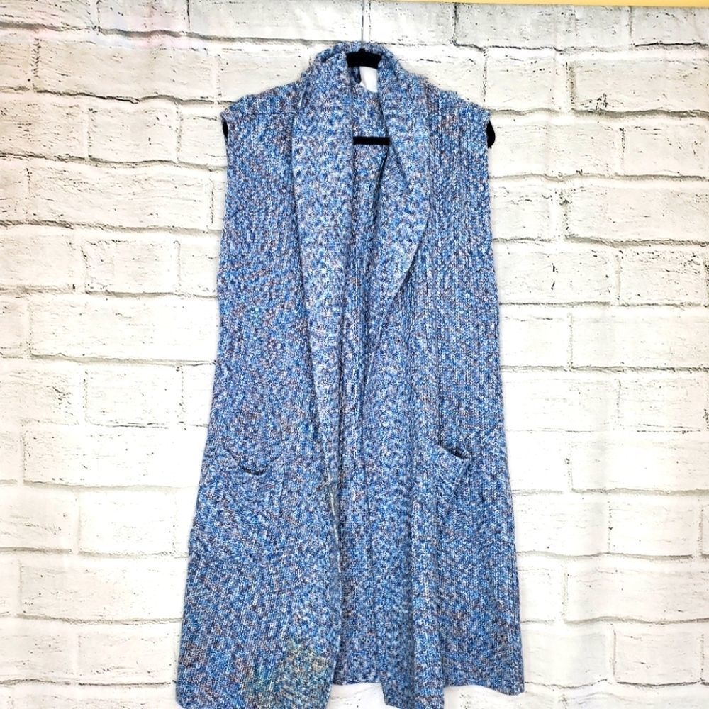 Cabi Love Carol 3165 duster Sleeveless Cardigan Small